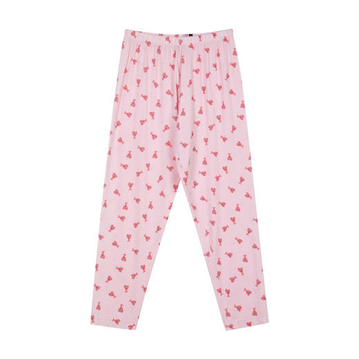 【奇趣怪兽莫代尔】舒雅童装女童中袖长裤家居套装 95%莫代尔5%氨纶3F/26386H 商品图7