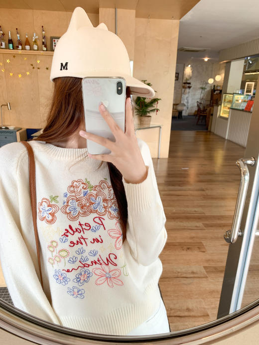 <曾小咸推荐>3.13现货秒杀 ！微信超特价！韩系绣花毛衣 日常229.99 立减130 秒杀99.99！！ 商品图5