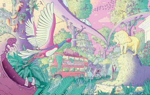 超野：野性城市超级爆改计划（精装）。1000余幅手绘插图+100多项荒谬发明，新西兰“点子王”的自然狂想，用最疯的办法救地球！ 商品图6