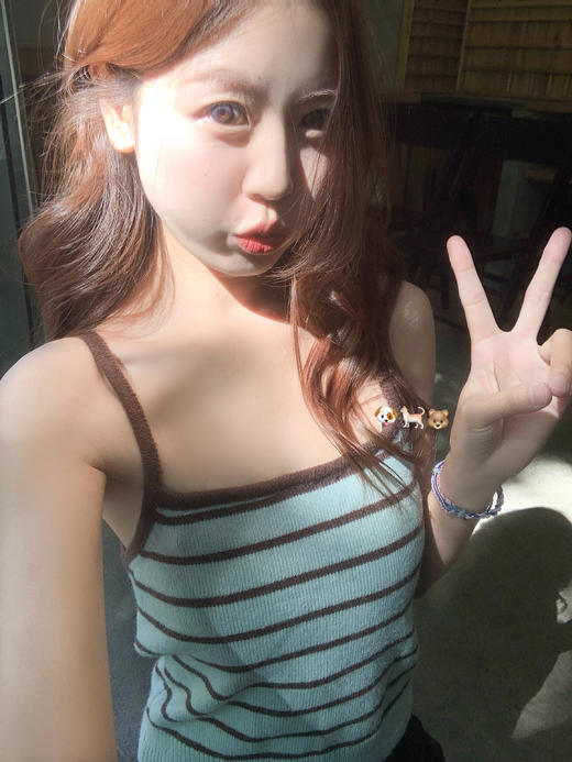 <曾小咸推荐>3.13现货秒杀 ！微信超特价！韩系条纹针织吊带背心 日常109.99 立减50 秒杀59.99！！ 休闲工装裤 秒杀99.99！！ 商品图12
