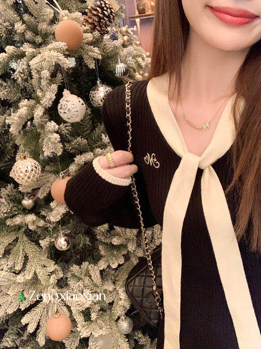 <曾小咸推荐>3.13现货秒杀 ！微信超特价！韩系长袖针织连衣裙 日常179.99 立减80 秒杀99.99！！ 商品图12