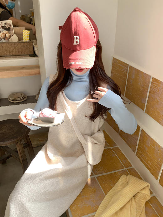 <曾小咸推荐>3.14现货秒杀 ！微信超特价！韩系纯色半高领打底衫  日常119.99 立减60 秒杀59.99！！ 商品图6