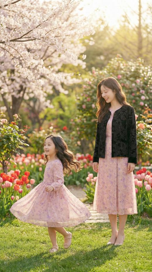 圆领重工复古订花收腰外套 商品图4