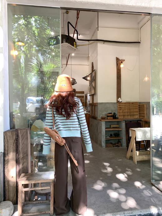 <曾小咸推荐>3.13现货秒杀 ！微信超特价！韩系条纹针织吊带背心 日常109.99 立减50 秒杀59.99！！ 休闲工装裤 秒杀99.99！！ 商品图9