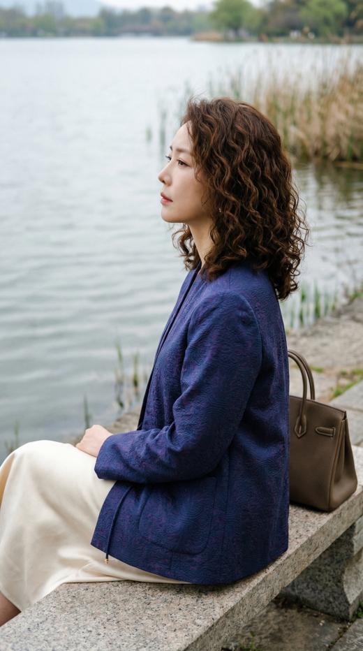 LIN HN 领装饰绳单层外套 商品图2