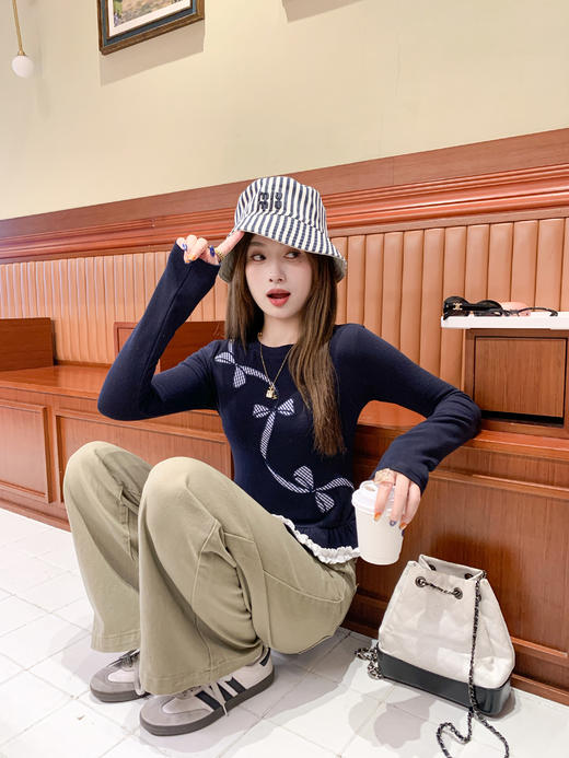 【129元任选2件】现货！韩系芭蕾风T恤上衣女长袖 商品图13