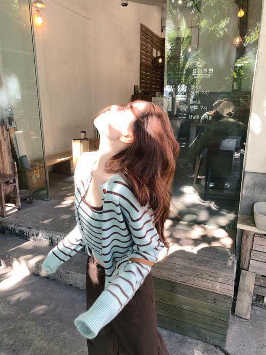 <曾小咸推荐>3.13现货秒杀 ！微信超特价！韩系条纹针织吊带背心 日常109.99 立减50 秒杀59.99！！ 休闲工装裤 秒杀99.99！！ 商品图6