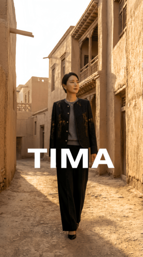 高级感新国风圆领翻折外套