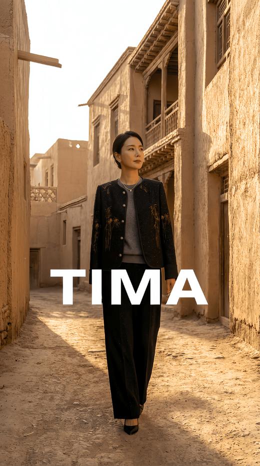 高级感新国风圆领翻折外套 商品图0