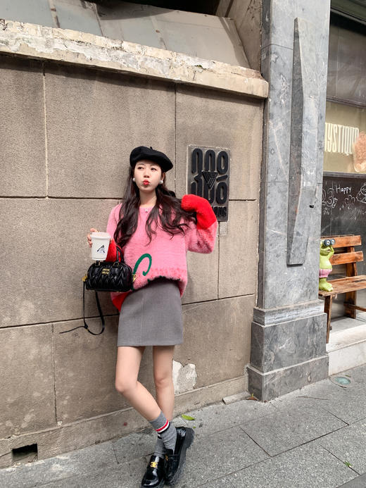 【129元任选2件】现货！ 韩版高腰短款包臀裙 商品图12