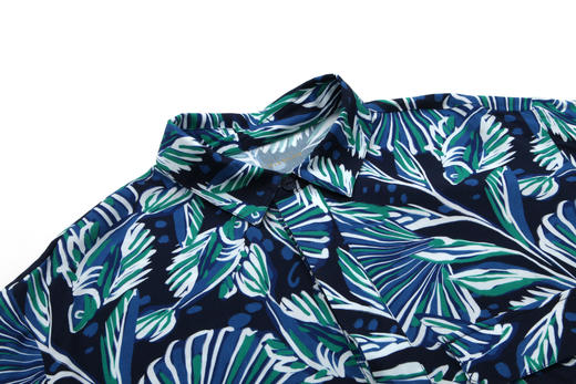 【UL系列】舒雅女短袖连衣裙天丝粘纤梭织 70%粘纤30%天丝 81/27104D 商品图4