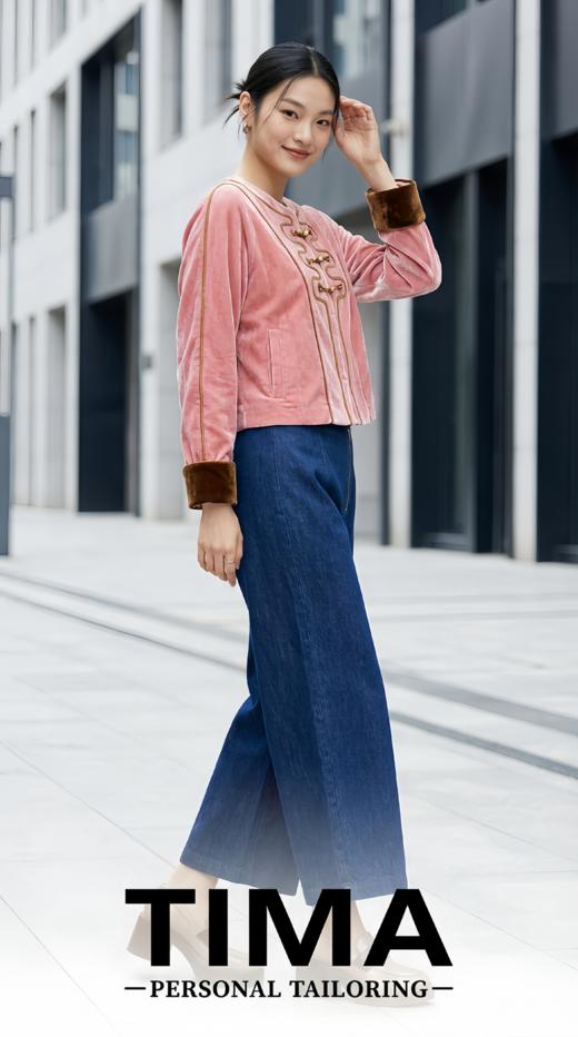 后单大包高腰迹线直筒裤 商品图6