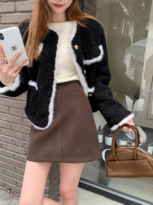 【129元任选2件】现货！ 韩版高腰短款包臀裙 商品图5