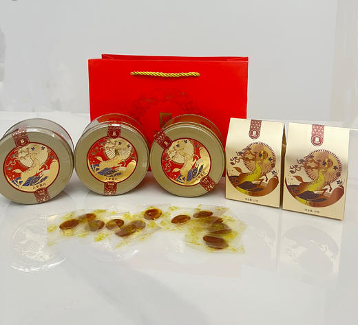 长白山人参蜜片*3罐+2袋试用装+高档礼袋   A-4647（效期27-10） 商品图0