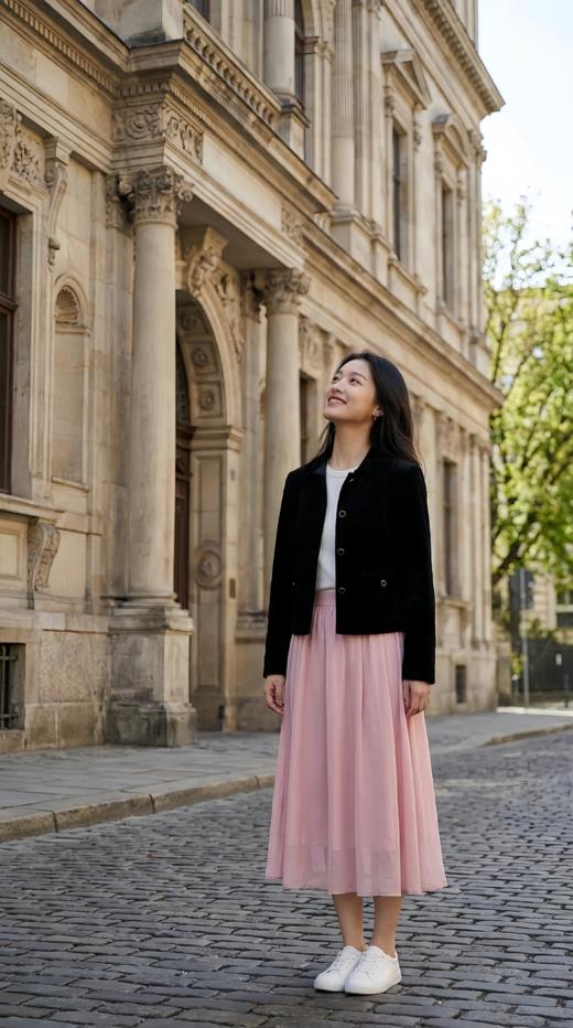 PD同款两用领单排扣质感外套 商品图2