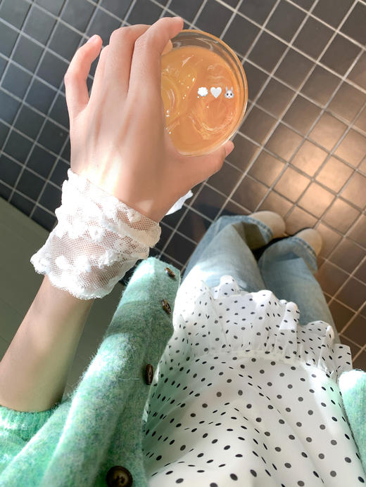 <曾小咸推荐>3.13现货秒杀 ！微信超特价！韩系波点花边吊带背心 日常149.99 立减90 秒杀59.99！！ 商品图9