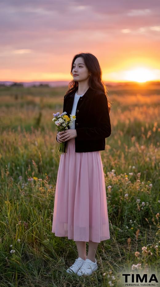 PD同款两用领单排扣质感外套 商品图5