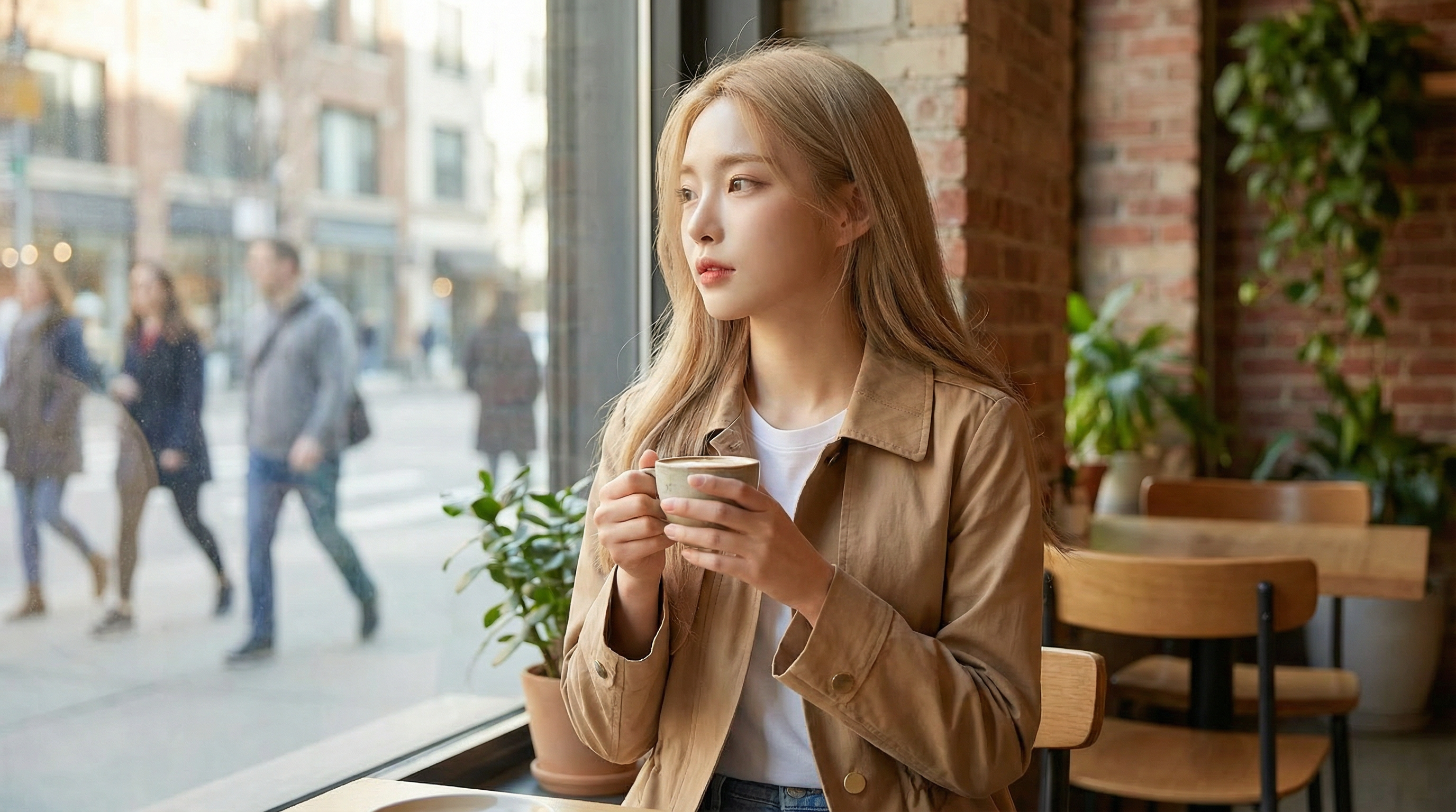 极简ROW风侧开叉插包工装单层风衣（附腰带）