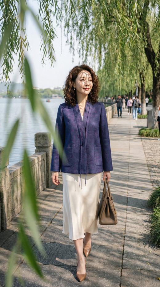 LIN HN 领装饰绳单层外套 商品图1