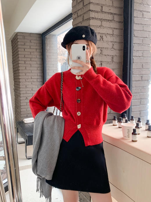 【129元任选2件】现货！ 韩版高腰短款包臀裙 商品图7