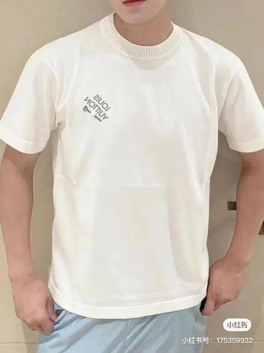 马户牌情侣款别针刺绣短袖T恤 商品图0