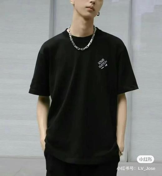 马户牌情侣款别针刺绣短袖T恤 商品图2