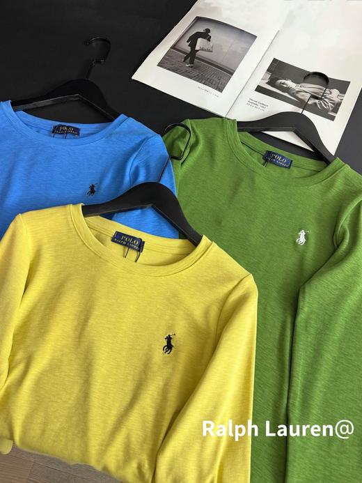 点此购买 拉夫劳伦春秋季女士小马刺绣logo长袖T恤 md 342109 商品图11