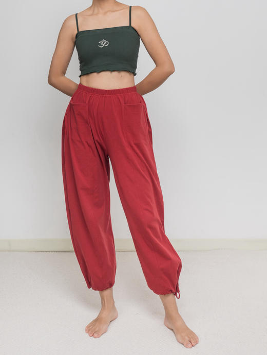 AddOne+1瑜伽宽松阔8/9分裤灯笼裤束脚瑜伽裤萝卜灯笼裤服饰外穿 商品图2