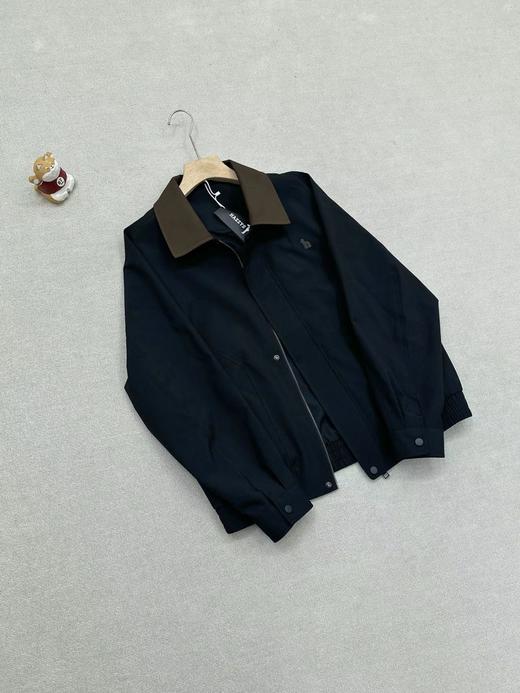 F031246春季限定英伦雅痞风复古撞色翻领设计梭织面料拼接夹克 商品图9