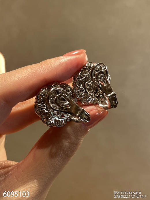 高冰阳艳绿蛋面耳钉【6095103】具体价格微信咨询 商品图7