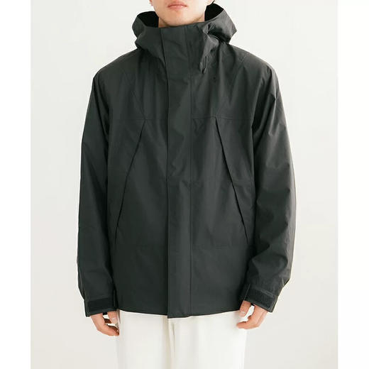 312-10  纯圆正 Gold男士连帽户外冲锋衣 柔软细腻亲肤舒适 老朱176/148穿3码合适 商品图4