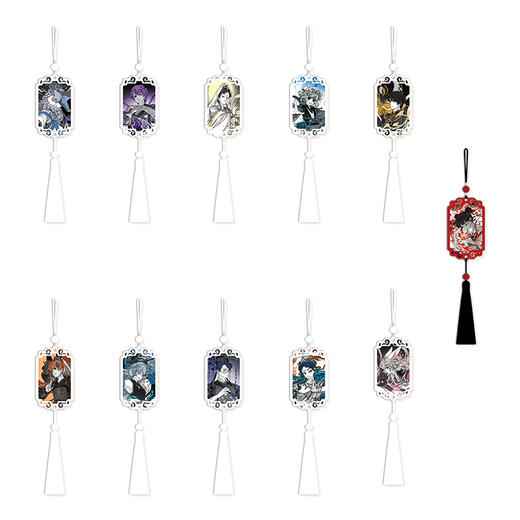 《非人哉官方店》仙山琼阁系列第二弹云母亚克力挂件盲盒钥匙扣配饰 商品图4
