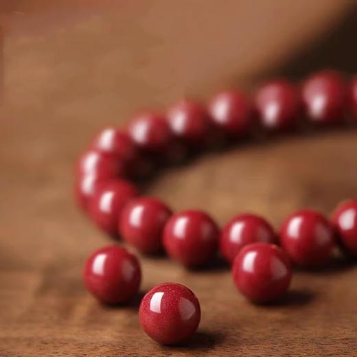 六鑫珠宝 2026玺晶级天然和田小马红朱砂手串 商品图1