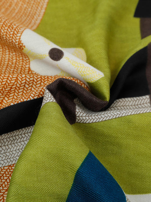 复古艺术印花设计混款方巾丝巾-纪念日百货门店同款169696832 商品图5