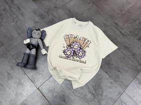 原单，蔻驰专PLAY DAISY图案情侣款短袖