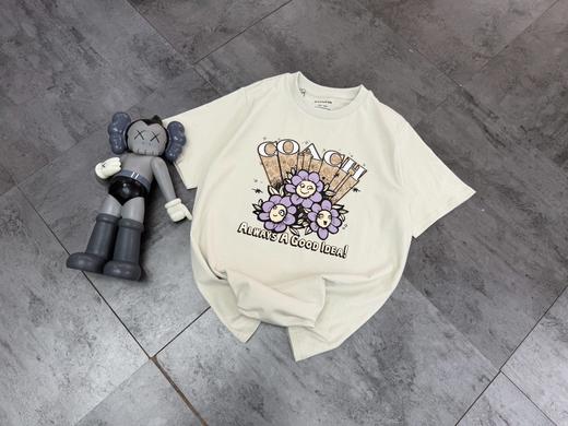 原单，蔻驰专PLAY DAISY图案情侣款短袖 商品图0