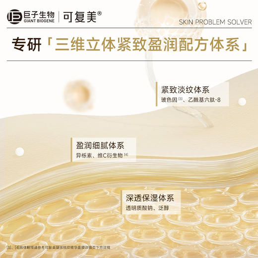 可复美小金膜凝润抚纹精华面膜补水保湿弹润紧致淡纹 商品图4