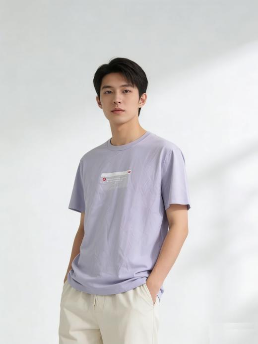 佐丹奴男装26年新款印花短袖T恤01096302 商品图2