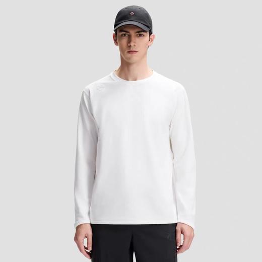 F031250新品多色户外休闲速干运动德绒微拉绒圆领男女同款长袖T恤 商品图7