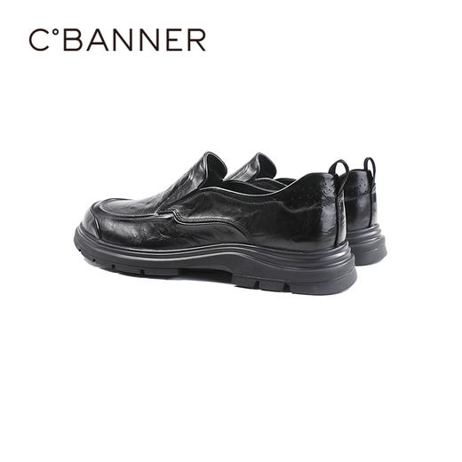 千百度2026春季男鞋清晰纹理有质感 色泽饱满商务休闲A26166681 商品图5