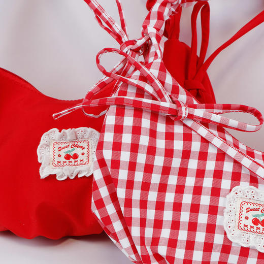 简约韩系红色系可调节抽绳包-纪念日百货门店同款169443211 商品图10