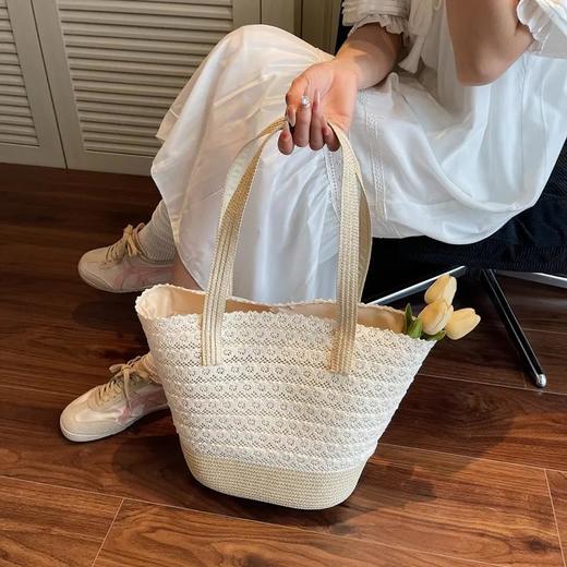 一眼沦陷！【2026新款蕾丝仙女休闲田园编织包】直接预定今年夏天的“氛围感天花板” 商品图5