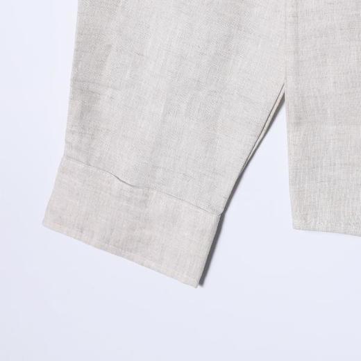 SDSA男装2026新款高贵轻奢新中式刺绣花卉设计长袖衬衫百搭衬衣 商品图3