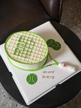 网球生日蛋糕