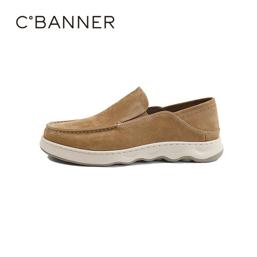 千百度2026春季男鞋时尚的圆头设计穿着更舒适懒人休闲A26181814 商品图1