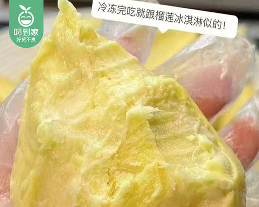 【预售-4月8日配送】泰国小象金枕榴莲肉/1包（净重约750g） 商品图2