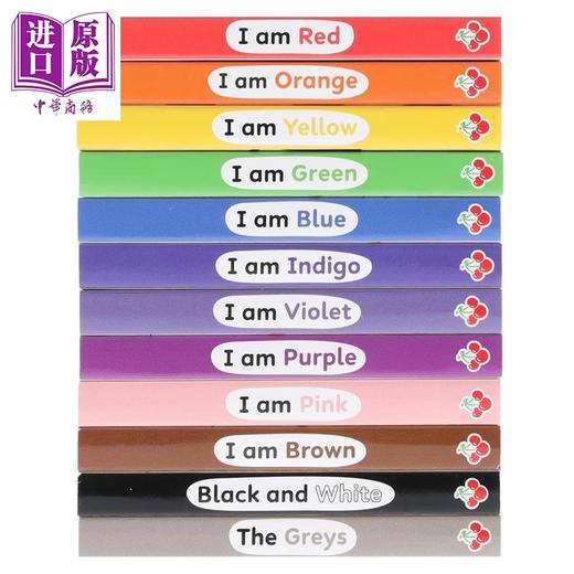 【中商原版】色彩积木12册小套装 A Case of Colourblocks 12 Mini Books Collection Box Set 英文原版 儿童卡通动画学习绘本 商品图2