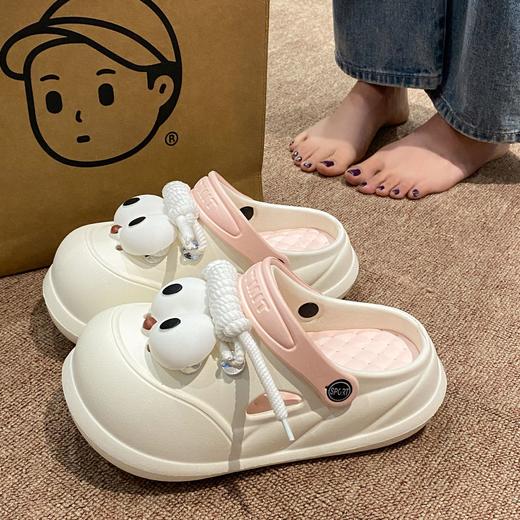 【好看又好穿】爆款eva软底增高洞洞鞋女款学生情侣外穿夏季海边沙滩包头拖鞋。rh 商品图0
