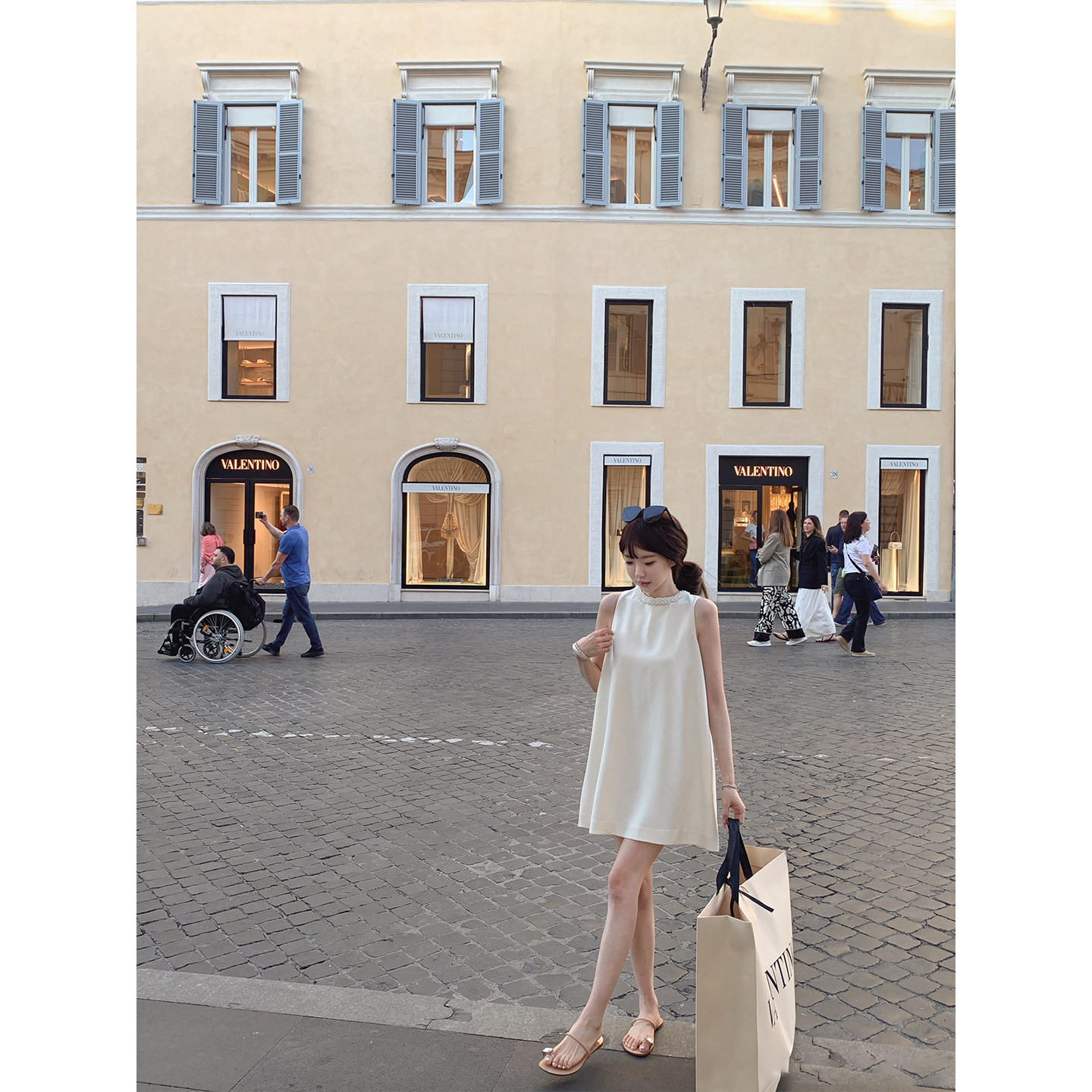 金蘑菇菇 香香的夏天·手作醋酸系列 / 进口三醋酸 轻优雅小洋装