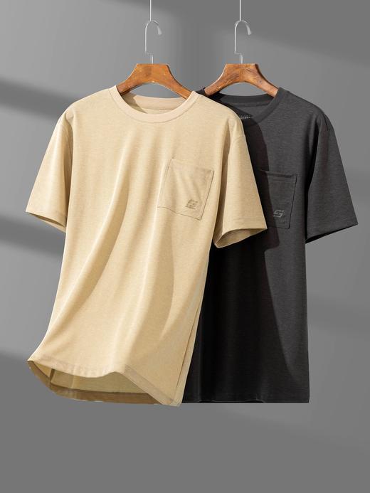 【天丝亚麻外穿】SCHIESSER德国舒雅高端铂雅男士圆领短袖上衣天丝 ,亚麻,锦纶,氨纶混纺 180克 99/27125U 商品图1